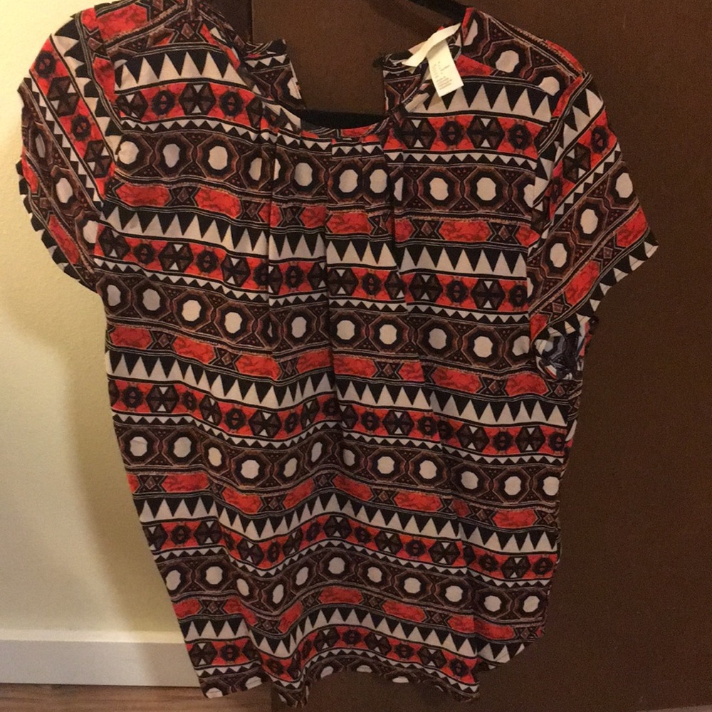 Tribal pattern blouse